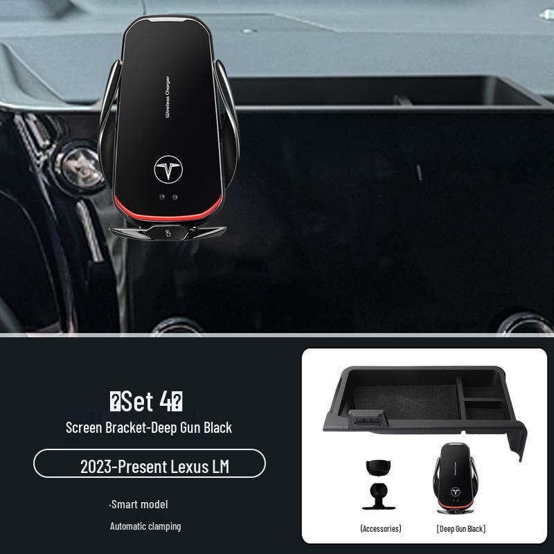 Dedicated Phone Holder with Storage for 2023+ Lexus LM Models