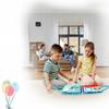 Montessori Busy Board Interaktives Sensorikspielzeug Faltbar Tragbar Aktivitätenbuch Blau Pädagogisches Reise Spielzeug zur Entwicklung der Feinmotorik