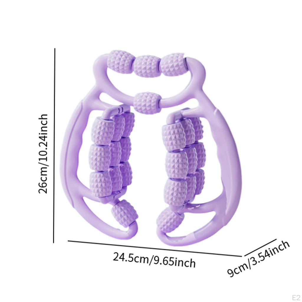Muscle Roller Deep Tissue Massage Manual Circular Leg Clamp Cellulite for Tennis Elbow Golfer