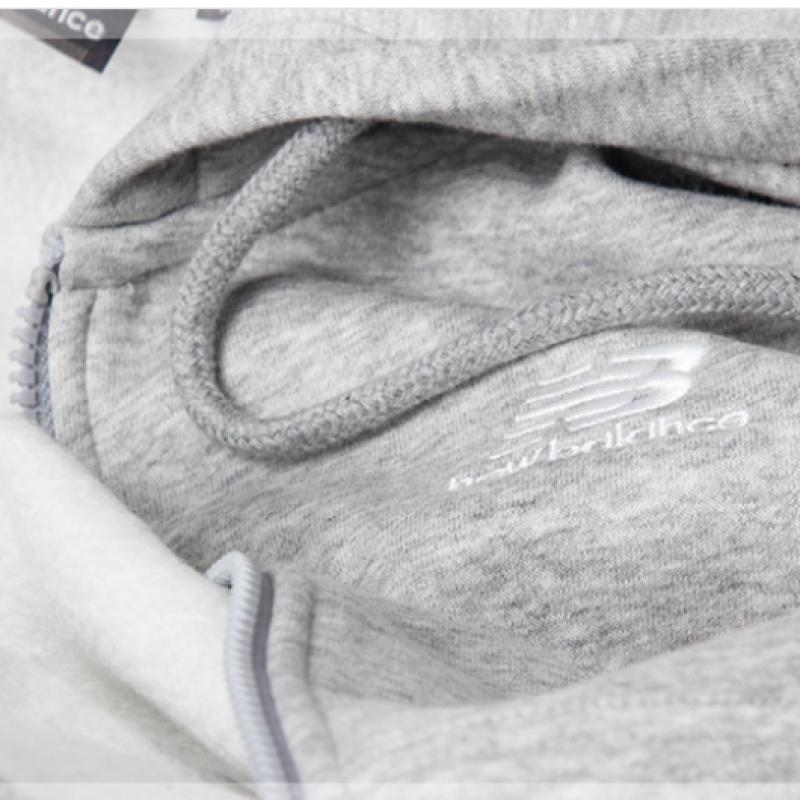 New Balance Half Club  Uni Brushed Basic Hoodie Zip Up Nbmddb1053 15 Zip Up Jacket