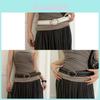 Punk Fashion Pu Leather Belt With Metal Pin Buckle For Women Summer 2025