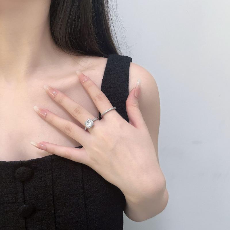 

Valentine S Day Gift Jewelry Classic Engagement Ring Women S Zircon Ring Set Ring Jewelry No. 10