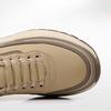 Men's Sneakers Thick Sole Walking Shoes Male Fashion Casual Footwear Solid Color Board Shoe