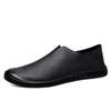 Leather Men's Loafers Lightweight Low Top Shoes Casual Men's Boat Shoes Big Size 35-47 Men's Shoes Men Flats Shoes Leisure Walk