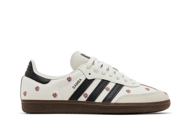 Women's Sneakers adidas Samba Light Purple Floral (Women's) White/Cloud White/Core Black/Gum
