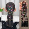 Cute Kids Braided Hair Rope Natural Girls Ponytail Headbands Children Wig Braids  Daily Use