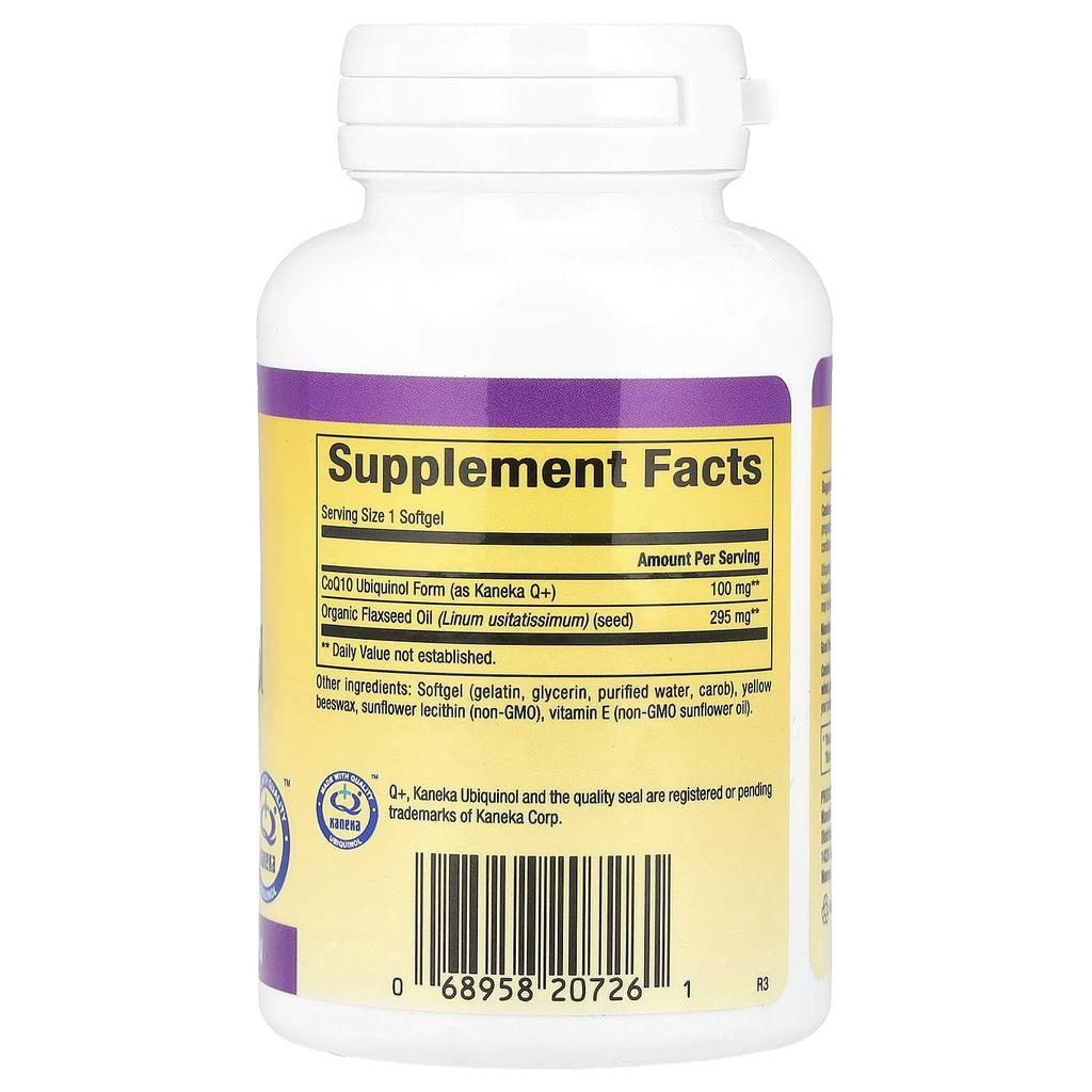 Ubiquinol, Active Coq10, 100Mg, 60 Softgels