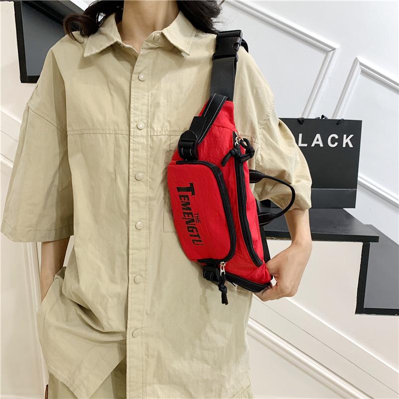 Women's Sport Chest Bag Letter Printed Crossbody Bag