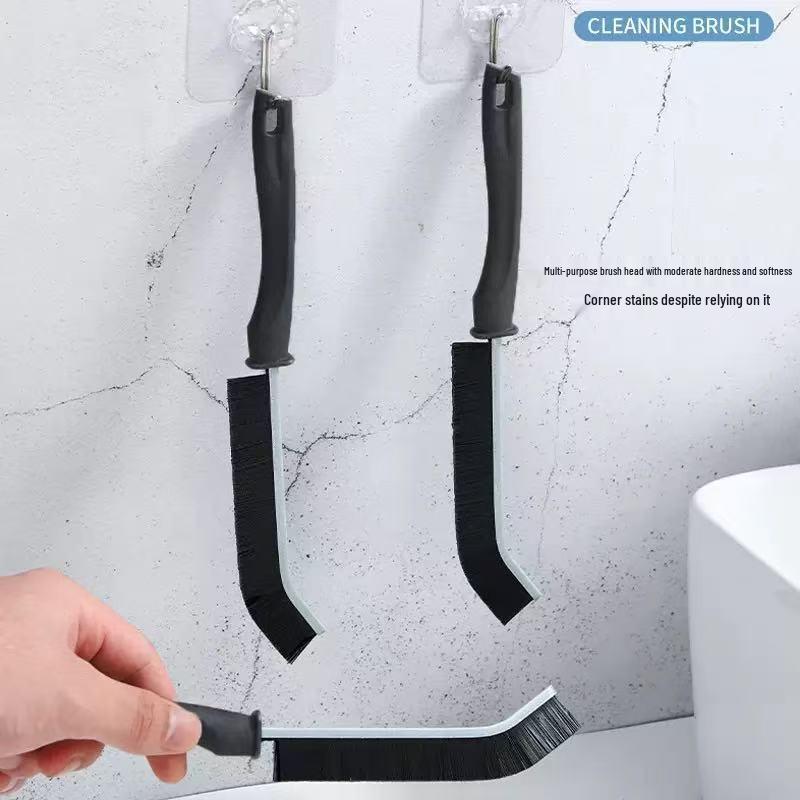 Multifunctional Bathroom & Kitchen Crevice Cleaning Brush with Hard Bristles