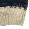 HEATHER & TWEED 90s Old Reindeer Pattern Long Sleeve Sweater M Ivory Knit Men's Used