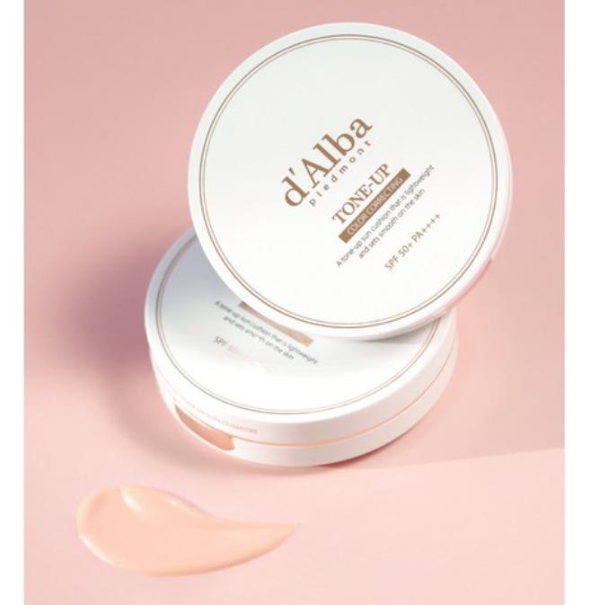 D'Alba Waterfull Tone-Up Sun Cushion SPF50+ PA++++ 15g – Veganer UV-Schutz