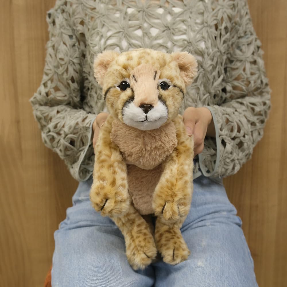 Sunlemon Baby Cheetah Plush Toy 16x42x16cm Cute Animal Stuffed Toy for Infants