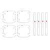 8x Clear Car Door Handle Bowl Cover Protector Anti Scratch Sticker