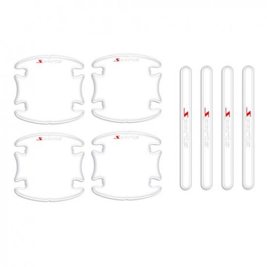 8x Clear Car Door Handle Bowl Cover Protector Anti Scratch Sticker