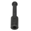 Heavy-Duty Carbon Steel Ball Gouge 5/8-11 Threads Black Sphere Rotary Burr Abrasive Teeth Spherical Grinding Head Wood Carving