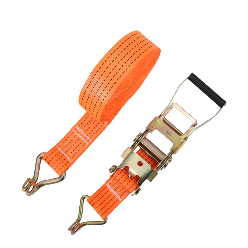 Double Hook Cross-Binding Cargo Strap: Wear-Resistant Truck Tie-Down Rope