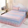 Non-slip Bed Skirt with 2 Pillowcases High Quality Simmons Protective Cover Soft Bedspread for Home
