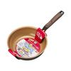 Golden Deep Frying Compatible with All Heat Sources and by Gorilla's "Hito-Mori" Pan, 24cm, (Induction Gas), Brown,