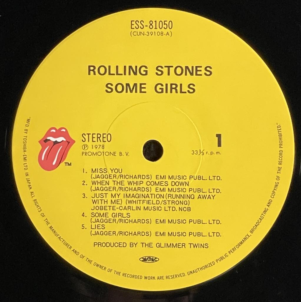 [Usado] THE ROLLING STONES - SOME GIRLS | Disco de Vinil Obi | Enviado do Japão | USADO