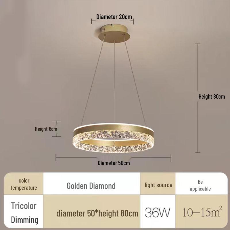 

Скандинавская современная минималистичная кольцевая люстра для обеденных и жилых зон Standard