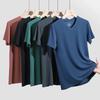 Übergröße 9XL Sommer Lauf V-Ausschnitt T-Shirts für Männer Feuchtigkeitsableitend Athletisch Fitnessstudio Joggen Sport T-Shirts Herren Kleidung