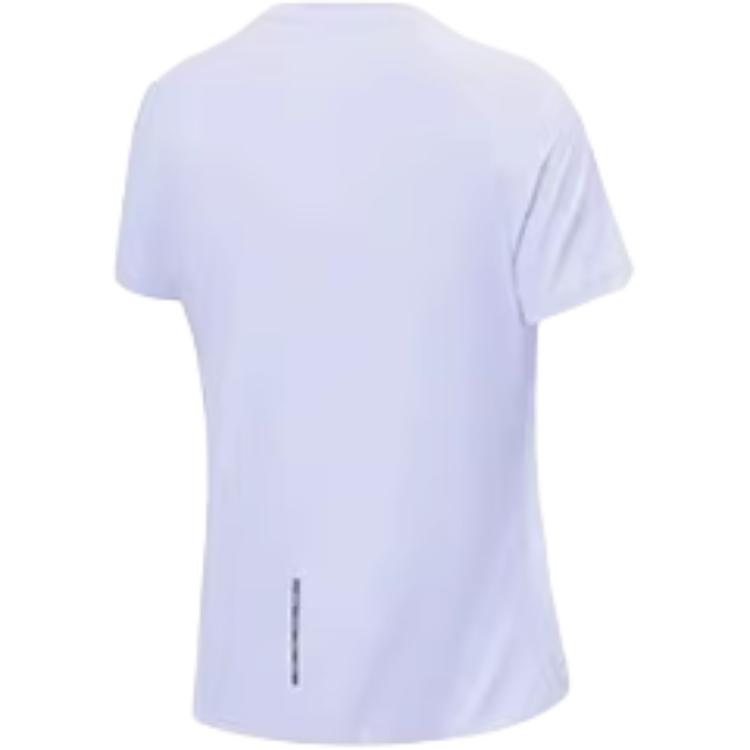 Li Ning Running Series Fashion Comfortable Breathable Regular Casual Short Sleeve T-Shirt Women Tops Sky-Blue ATST352-2