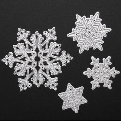 Christmas Snowflake Carbon Steel Etched Embossed Carbon Steel Knife Die Cutting Scraping Knife Die
