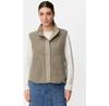 Women's Quilted Vest Camel Active Made of Recycled Polyamide (CA360740-7F21) Brown