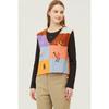 Blockstrickweste Intarsia Bakv03411
