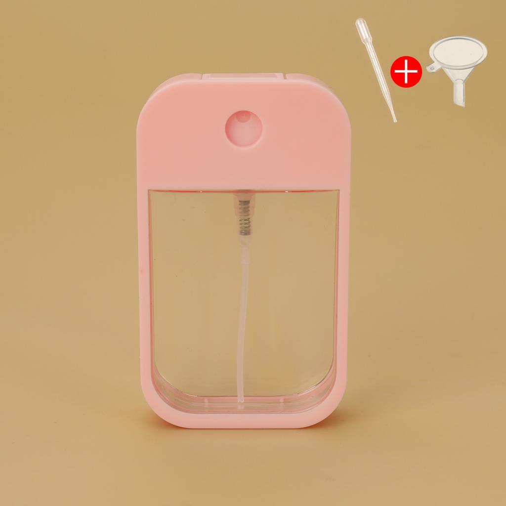 Plastic Card Bottle Perfume White Pink Blue 45ml Water Mist Spray Bottle for Hand Sanitizer Oral Spray Sprayer