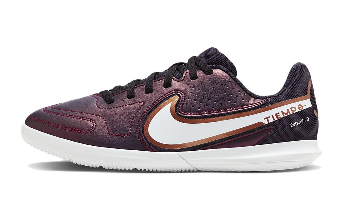 

Nike Tiempo Legend 9 Club IC Slip Resistant Cushioning Abrasion Resistant Low top Kids Soccer Shoes Purple White Kids DR6069-510 28