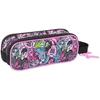 Trousse Double - SAFTA - Monster High - Multicolore - Confortable - Enfants Scolaires