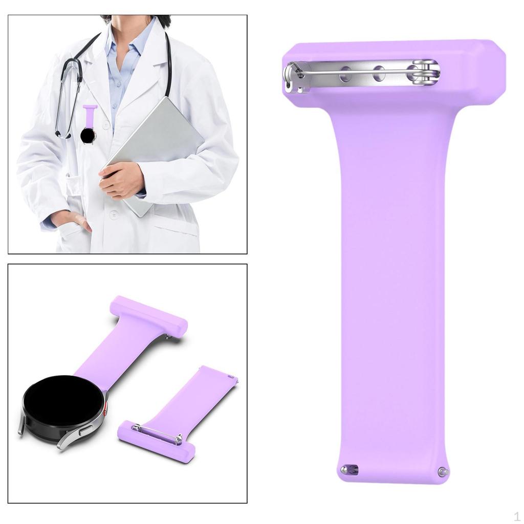 Curea de silicon pentru ceas de asistentă cu clips, brățară tip fob pentru Garmin, cadou