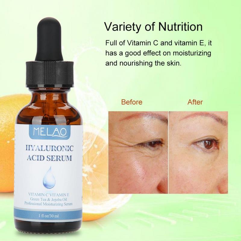 Buy 30ml Vitamin C Serum Hyaluronic Acid Serum Facial Skin Care