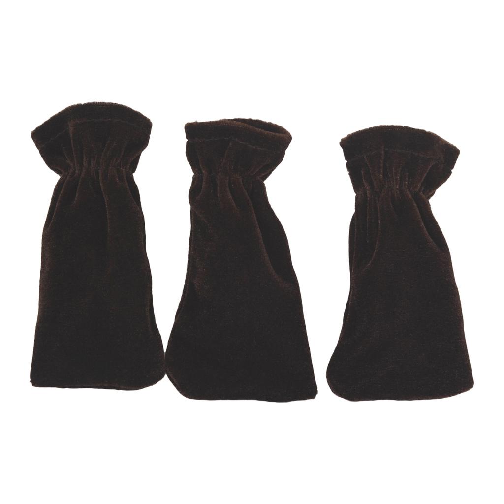 IRIN 3Pcs Piano Sustain Pedal Cover Universal Colorful Golden Velvet Non-Slip Foot Cover Dust Cover Protective Piano Accessories