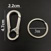 Carabiners Clips Keychain Hook Buckle Single Loop Indoor Outdoor Tools for Backpack Camping Hiking