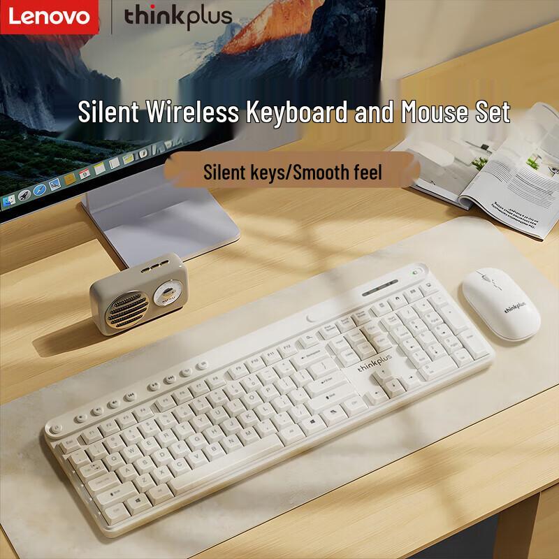 Lenovo thinkplus Wireless Silent Full-Size Keyboard