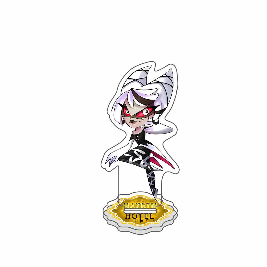 Anime Figure Hazbin Hotel Charlie Morningstar Vaggie Alastor Acrylic figure stand Desktop ornament Festival keychain