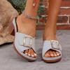 Women Slippers Summer New Women's Slipper Soft Platform Shoes Ladies Chunky Heels Buckle Designer Slippers Zapatos Mujer