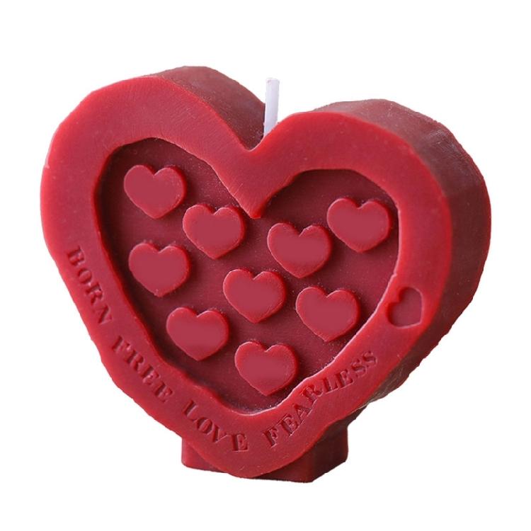 

Soys Wax Scented Decorative Candle Flower Aromatherapys Candle Table Ornament Heart Shape Scented Candle Gift 1