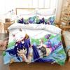 3D Print Fairy Tail Anime Printed Bed Set Duvet Cover Pillowcase Bedding Set Bed Linen Sheet Quilt Cover Full Queen King Size
