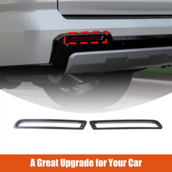 ABS Carbon Fiber Rear Tail Light Lamp Cover Trim For Toyota Tundra/Sequoia 23+