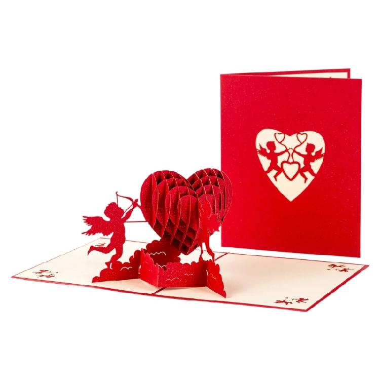 

Surprise 3D Popup Card with DIY Option User Friendly Paper Surprise Card for Lover Romance Occasion Valentine Gift