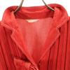 PINK HOUSE Long Sleeve Open Collar Nylon Long Dress Red Series Women Used