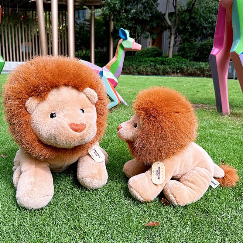 Kawaii 30cm Löwen Plüschtiere Super Weiche Hautfreundliche Schlafbegleiter Flauschige Realistische Tierpuppen Geschenke Für Freunde Und Kinder