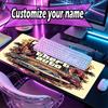 Benutzerdefinierter Name Personalisierte Grand Theft Auto VI Muster Mauspads, Laptop PC Schreibtischunterlage, Dekorative Schreibtischmatte für Zuhause Tastaturpad Geschenk
