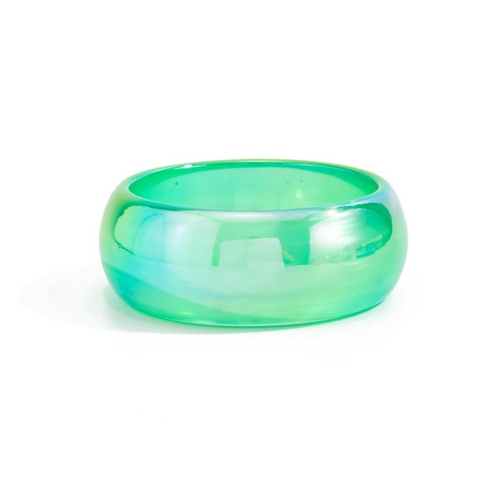 Unregelmäßige Geometrische Bunte Harz Armreifen Transparente Dicke Armreifen Trendige Laser Armbänder Geschenke