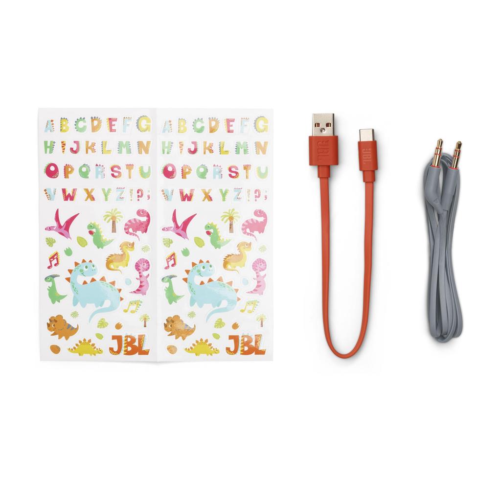 JBL Junior 470NC Kids Over-Ear Headphones Noise Cancelling Bluetooth Wired Connectivity Volume Control Microphone 50 Hours Playback App Support