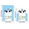 10 Pack Simple Folding Cartoon Birthday Card Handwritten Style Small Size Greeting Card  For Friends