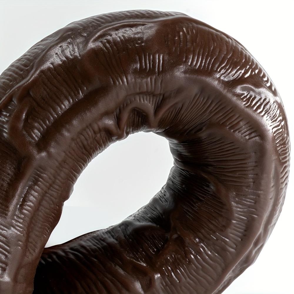 Realistyczny długi dildo, ultra-miękki, dotykowy płynny silikon, realistyczna faktura skóry, nie wymaga baterii, pomoc dla dorosłych na intymne chwile